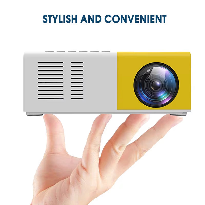 Mini Projector YG300 Pro LED Supports 1080P Full HD Portable Laser Audio HDMI USB Video Projector